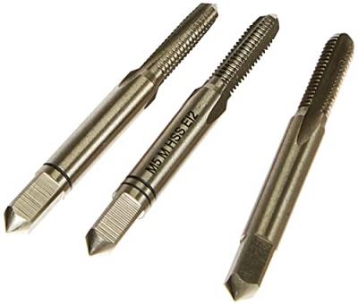 EXACT Lot de 3 tarauds HSS M5 