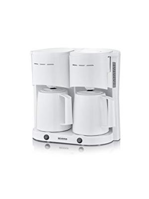 SEVERIN  Cafeti&egrave;re &eacute;lectrique duo KA 9314, blanc