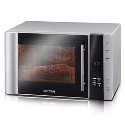 SEVERIN  - microwave with grill 900 watts 30 l - steel/black (29069)