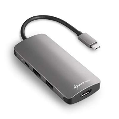 SHARKOON  USB 3.0 Type C Multiport Adapter , Station d''accueil