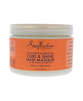 SHEAMOISTURE Shea Moisture Curl & Shine Mascarilla Capilar Coco Hibisco 340g
