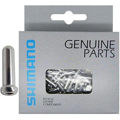 SHIMANO  Brake Cable End Cap 100 Units Argent&eacute; 1.6 mm