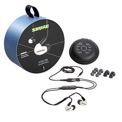 SHURE Ecouteurs SE215DYBL+UNI-EFS Jack 3.5mm Avec Fil Annulation du Bruit Active Bleu