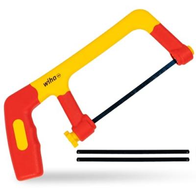 WIHA Sierra manual aislada con 3 hojas de sierra 150 mm