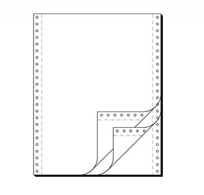 SIGEL  Papier listing, 240 mm x 12' (30,48 cm), A4