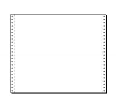 SIGEL  Papier Listing sans Fin 375 X 12"" A3 Vertical Simple 60 G/M2 en Blanc Pl Contenu: 2000 Fe