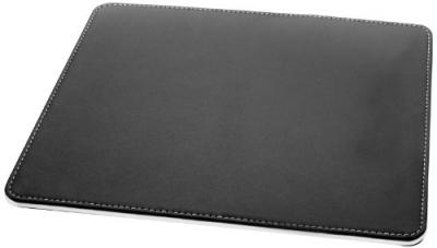 SIGEL  Sa105 Tapis de Souris Eyestyle, Cuir Synth&eacute;tique, Noir/Blanc