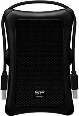 SILICON POWER Disque Dur HDD Externe  Armor A30 2000Go 2.5 USB 3.2 Noir 