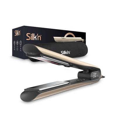 Lisseur Cheveux - SILKN - SilkyStraight - Plaques en titane - Technologie infrarouge - 12 temp&eacute;ratures