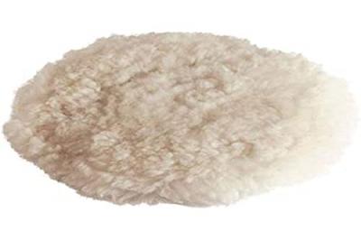 SILVERLINE Bonnet de polissage auto-agrippant en laine d'agneau, 125 mm, 125 Mm