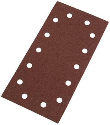 SILVERLINE  Feuilles abrasives Velcro - Lot de 10