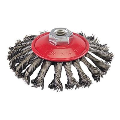 SILVERLINE  580493 Brosse circulaire &agrave; fils torsad&eacute;s 115 mm