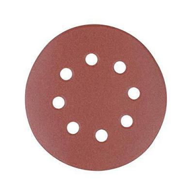 SILVERLINE  822649 Lot de 10 Disques abrasifs auto-agrippant perfor&eacute;s 125 mm grain 40