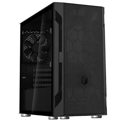 SILVERSTONE  FARA H1M Micro Tower Noir, Moyenne tour