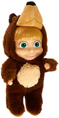 SMOBY Simba - Poup&eacute;e Masha avec d&eacute;guisement ours, 25 cm, couleur 109301064