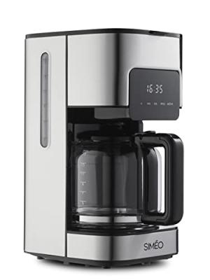 SIMEO Cafeti&egrave;re filtre programmable 15 tasses 1000w -  - cfp210 - inox
