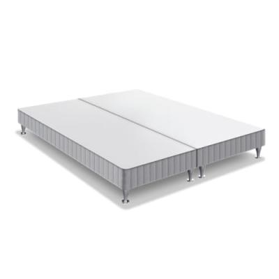 SIMMONS  AIRSOM Sommier tapissier + Pieds, Autres, Gris, 2x80x200