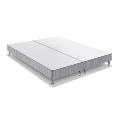 SIMMONS  AIRSOM Sommier tapissier + Pieds, Autres, Gris, 2x90x200