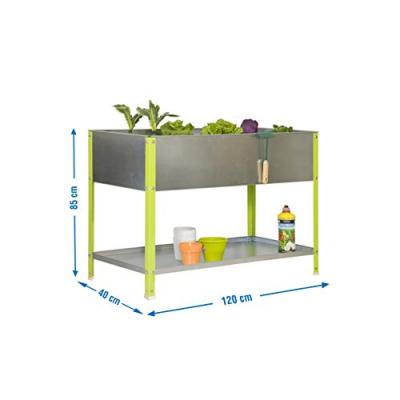 SIMON RACK SimonRack SI1604 Kit &eacute;tag&egrave;re, vert et galvanis&eacute;, 850 x 1200 x 400 mm