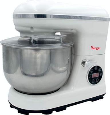 Pastamia 1200w - 5l - 1,9kg -blanc 3 fouets avec affichage led