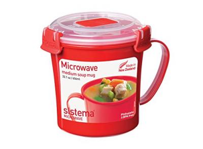 SISTEMA Mug &Agrave; Soupe Micro-ondes 656 Ml  - Le Mug &Agrave; Soupe