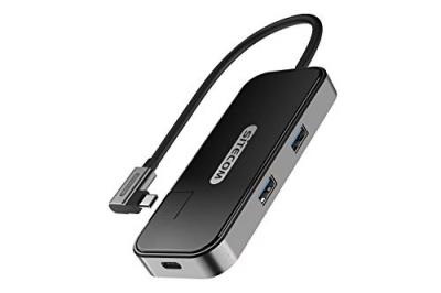 SITECOM Adaptateur Multiport USB 3.1 PD C - 2xUSB-A 3.1/1xUSB-C/HDMI/LAN CN-394 - Neuf