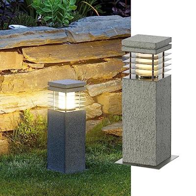 SLV Arrock granite 40 borne, granit, poivre & sel, e27, max. 15w