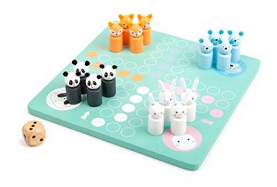SMALL FOOT  - ludo game animals wood 11462