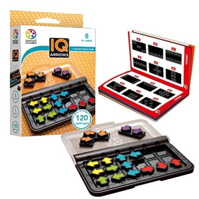SMARTGAMES Smart Games - IQ Arrows, Puzzle Game with 120 Challenges, 7+ Years