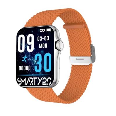 SMARTY Montre connect&eacute;e NEW STANDING  2.0 Tissu Orange