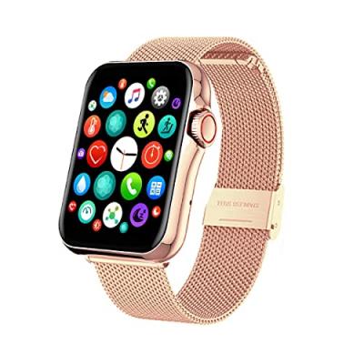SMARTY2.0 Montre connect&eacute;e Mixte Smarty SW028E06 - Bracelet Acier Dor&eacute; rose