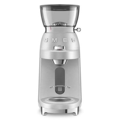 SMEG  Moulin &agrave; caf&eacute; Inox Bross&eacute; Broyeur 8 Fct Ann&eacute;e50/1 CGF02SSEU