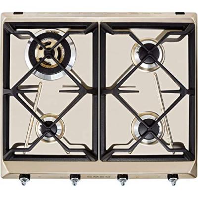 SMEG Table de cuisson gaz  SR964XGH 4 foyers Inox