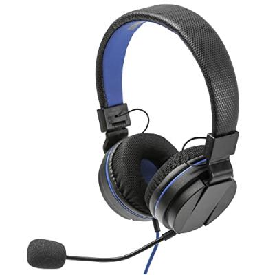 SNAKEBYTE Casque audio HeadSet 4  pour PS4 noir bleu