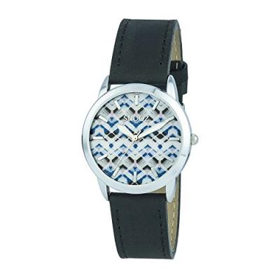 SNOOZ  Femme Analogique Quartz Montre avec Bracelet en Cuir Saa1040-74