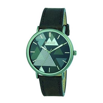 SNOOZ  Homme Analogique Quartz Montre avec Bracelet en Cuir Saa1041-68