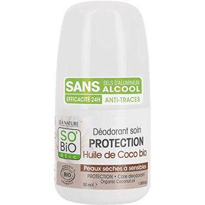 SO BIO ETIC So'Bio D&eacute;odorant Protecteur Roll On 24H Huile de Coco Bio 50 ml