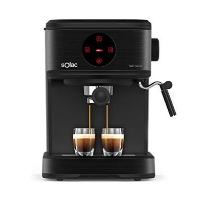 SOLAC Other CE4498 Machine Expresso 850W 240V 1.5L 20 Bar R&eacute;utilisable Minuterie &Eacute;can Tactil Noir