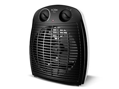 SOLAC  - chauffage soufflant 2000w noir elogio -