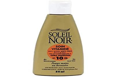 SOLEILNOIR N&deg;35 Soin Vitamine Spf10 faible protection 50ml Soleil Noir