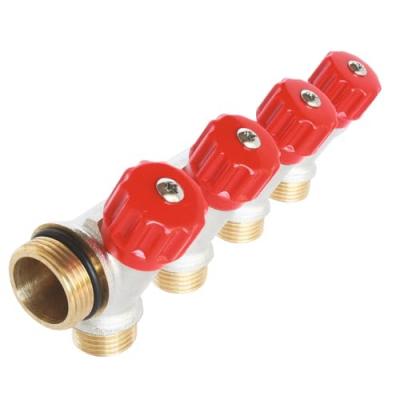 SOMATHERM COLL SANI EASY LOCK 4 SORTIES 3/4-1/2M avec mini vannes