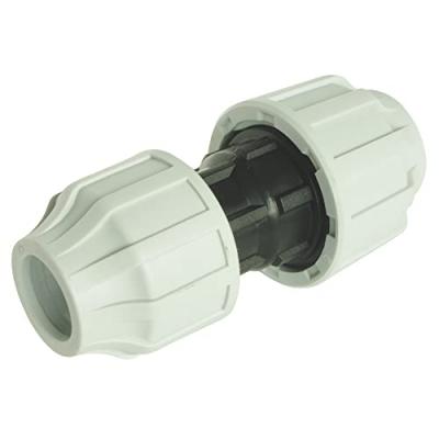BLANC HABITAT Raccord plastique manchon droit r&eacute;duit pour tube pe &Oslash;40-32 mm - brut