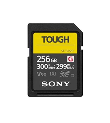 SONY Carte m&eacute;moire SD  256GB SF-G S&eacute;ries Tough Noir