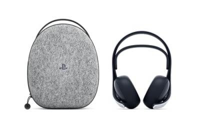 SONY Casque micro sans fil Pulse Elite Blanc pour PS5 PC et Mac + Sac Gris 