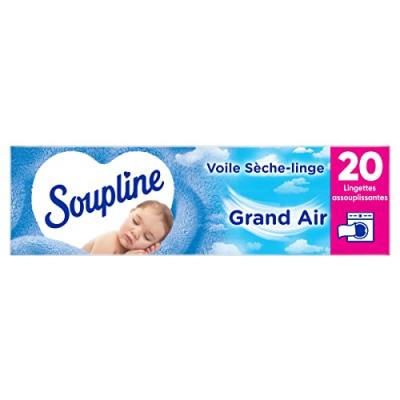 SOUPLINE  -Voile S&egrave;che linge Grand Air, Les 20 feuilles