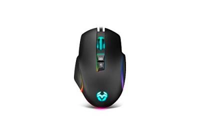 KROM Souris Gaming avec LED  Keos 6400 dpi RGB Noir