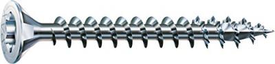 SPAX Vis  Zingu&eacute; Torx - &Oslash;6 x 70 mm - T&ecirc;te frais&eacute;e - Filetage Total Boite de 100 - 1191010600703