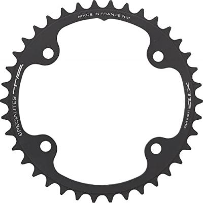 SPECIALITES TA Plateau v&eacute;lo de route Ta 2x11v (34 &agrave; 44 dents) int&eacute;rieur noir Diam