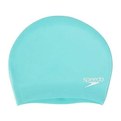 SPEEDO  Femme Les Cheveux Longs Bonnet de bain, Vert, Taille unique EU