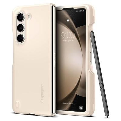 SPIGEN  Coque Thin Fit P (S Pen) Samsung Galaxy Z Fold 5 - Pearled Ivory